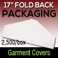 17" Fold back garment cover